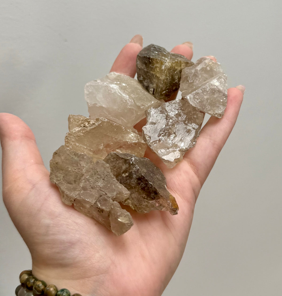 Smoky quartz raw chunks