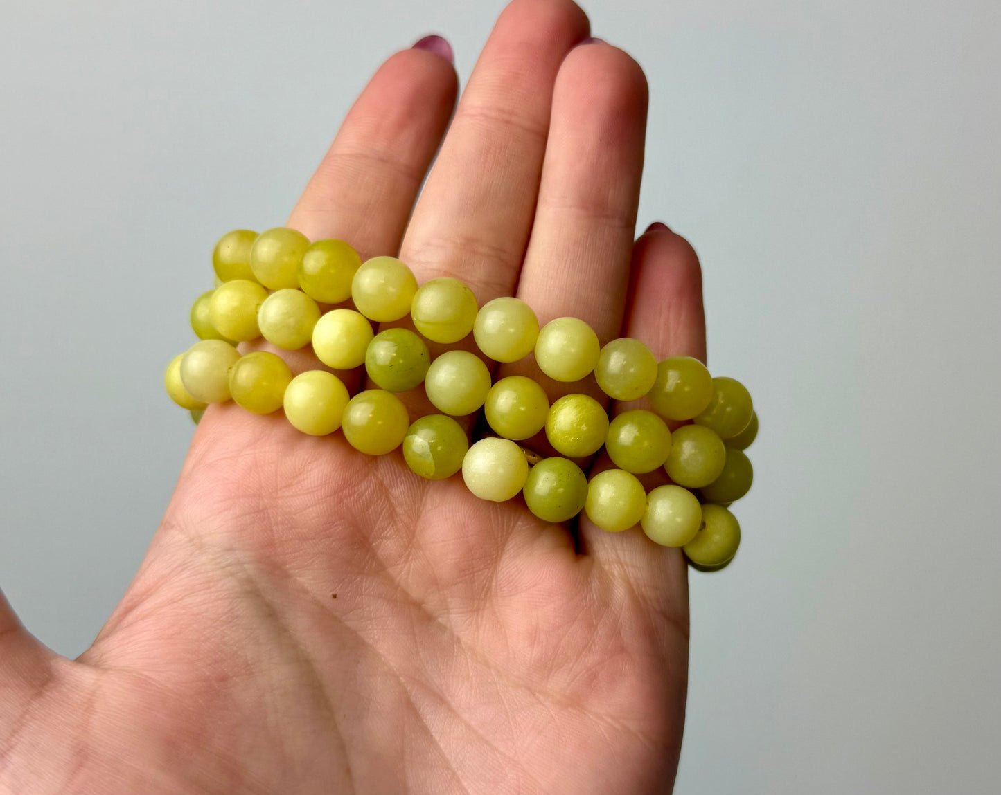Lemon jade bracelets