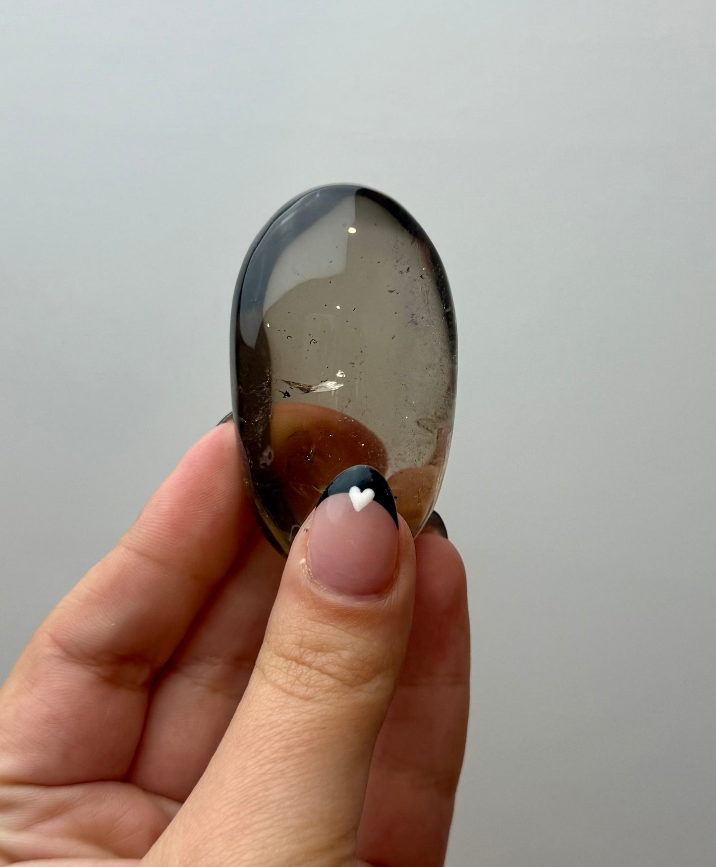 Smoky Quartz palm stone