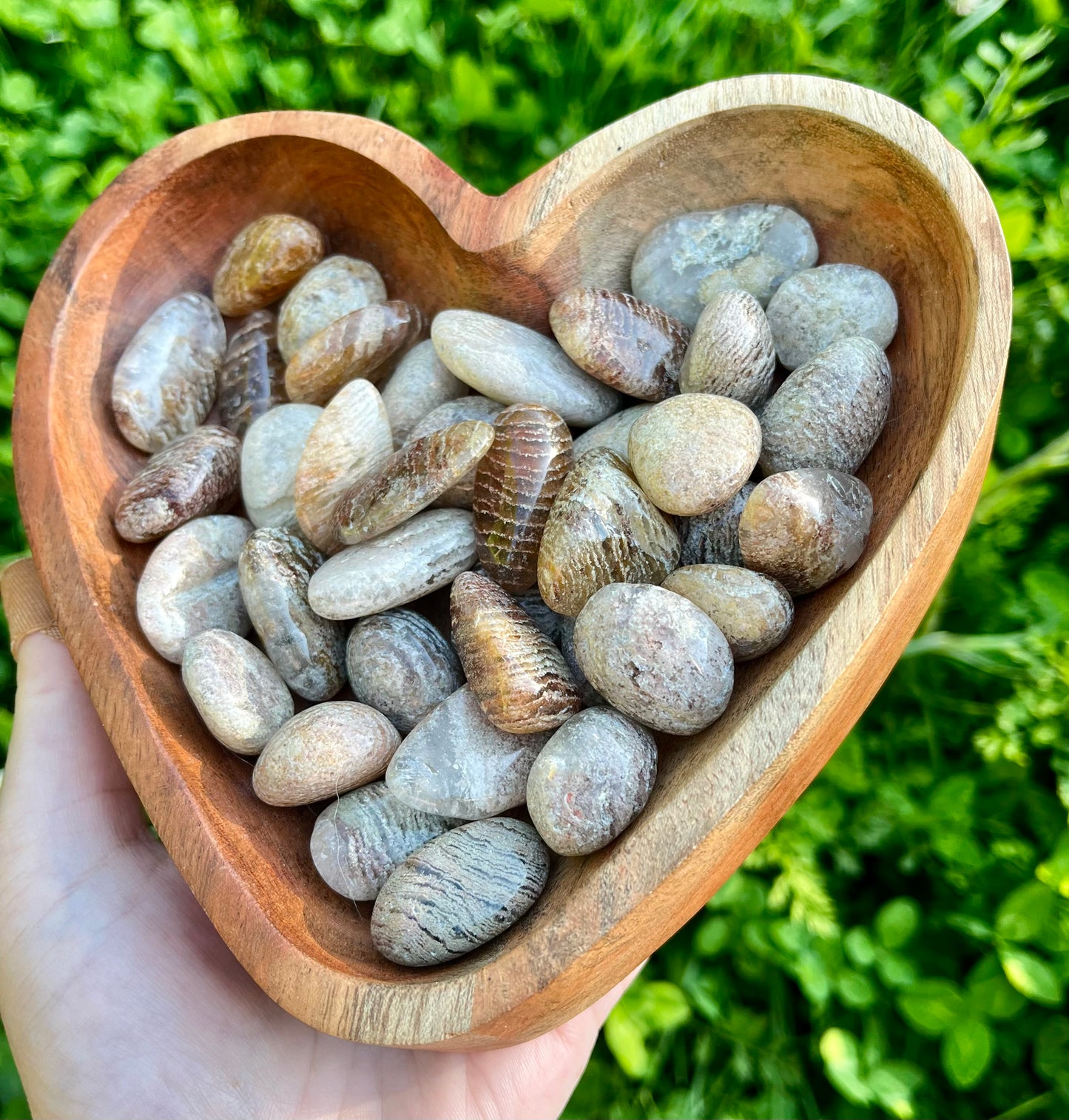 Thousand layer garden Quartz tumbles