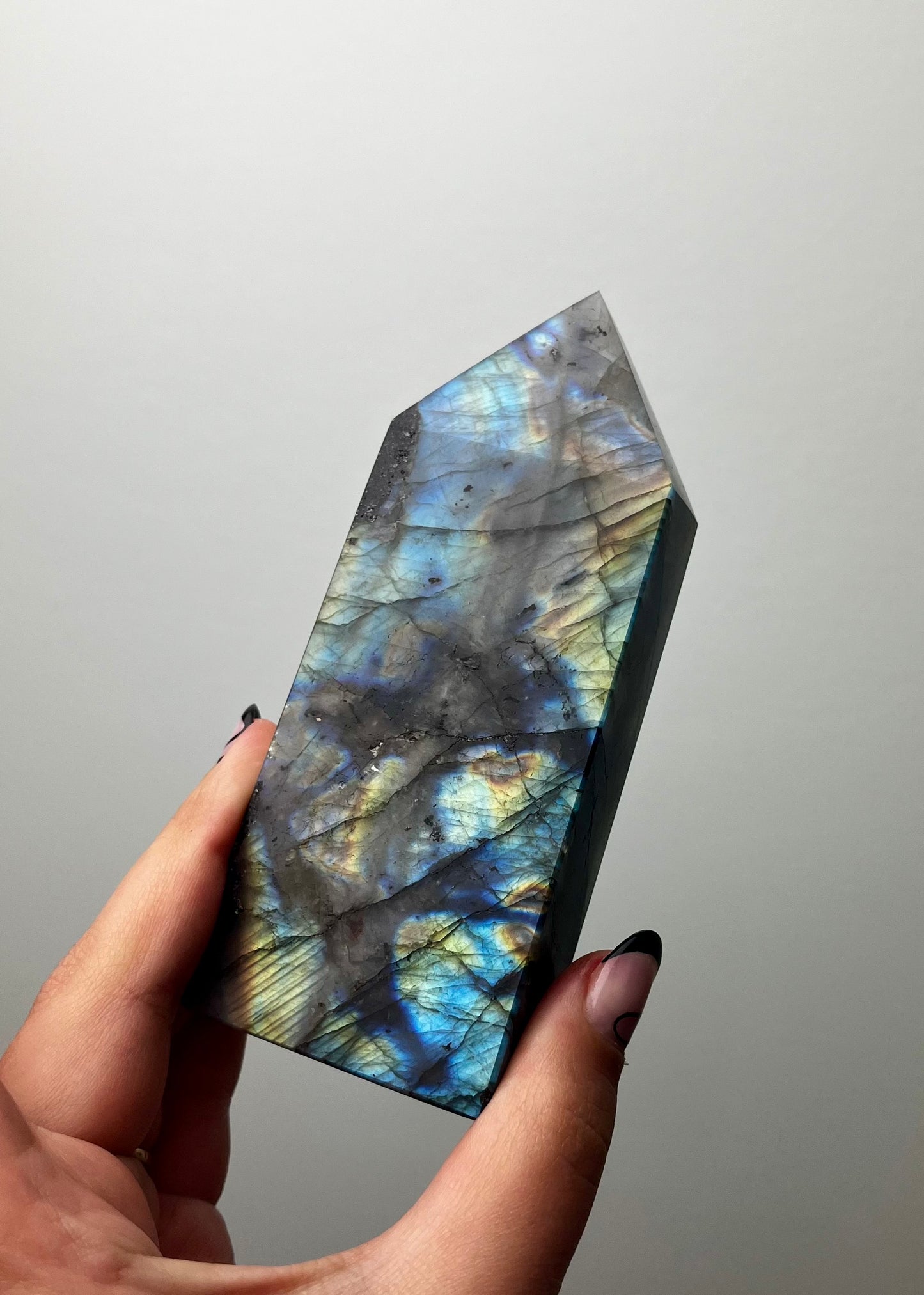 Labradorite tower