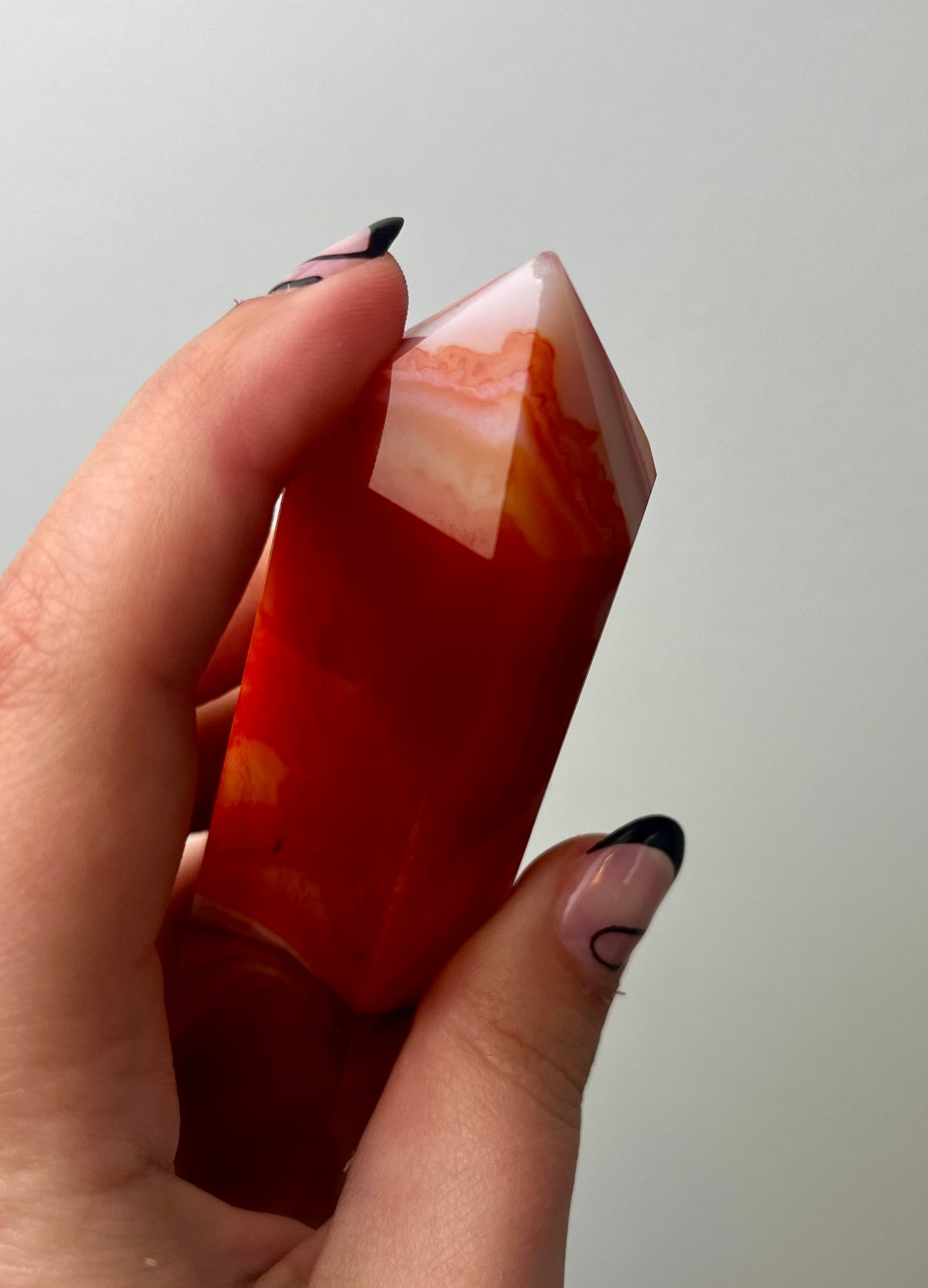 Imperfect carnelian tower