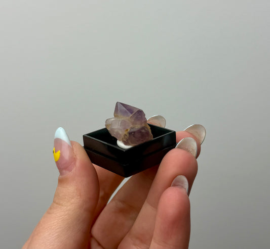 Amethyst flower thumbnail specimen