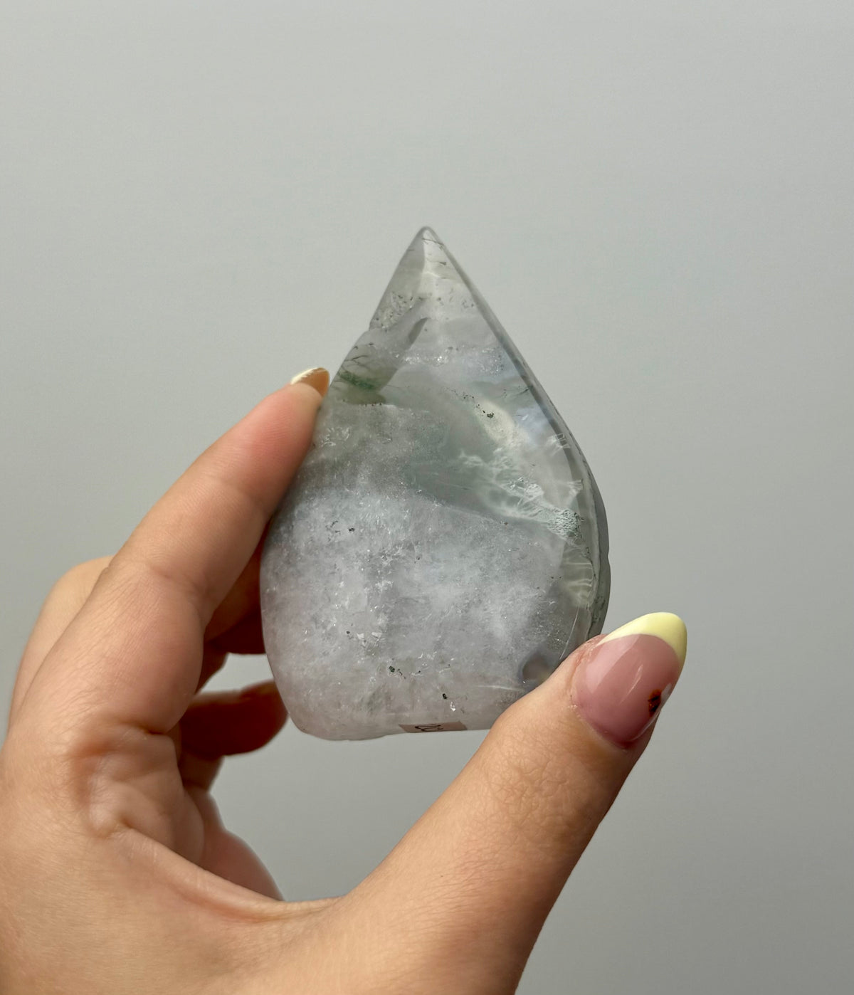Moss agate tear freeform
