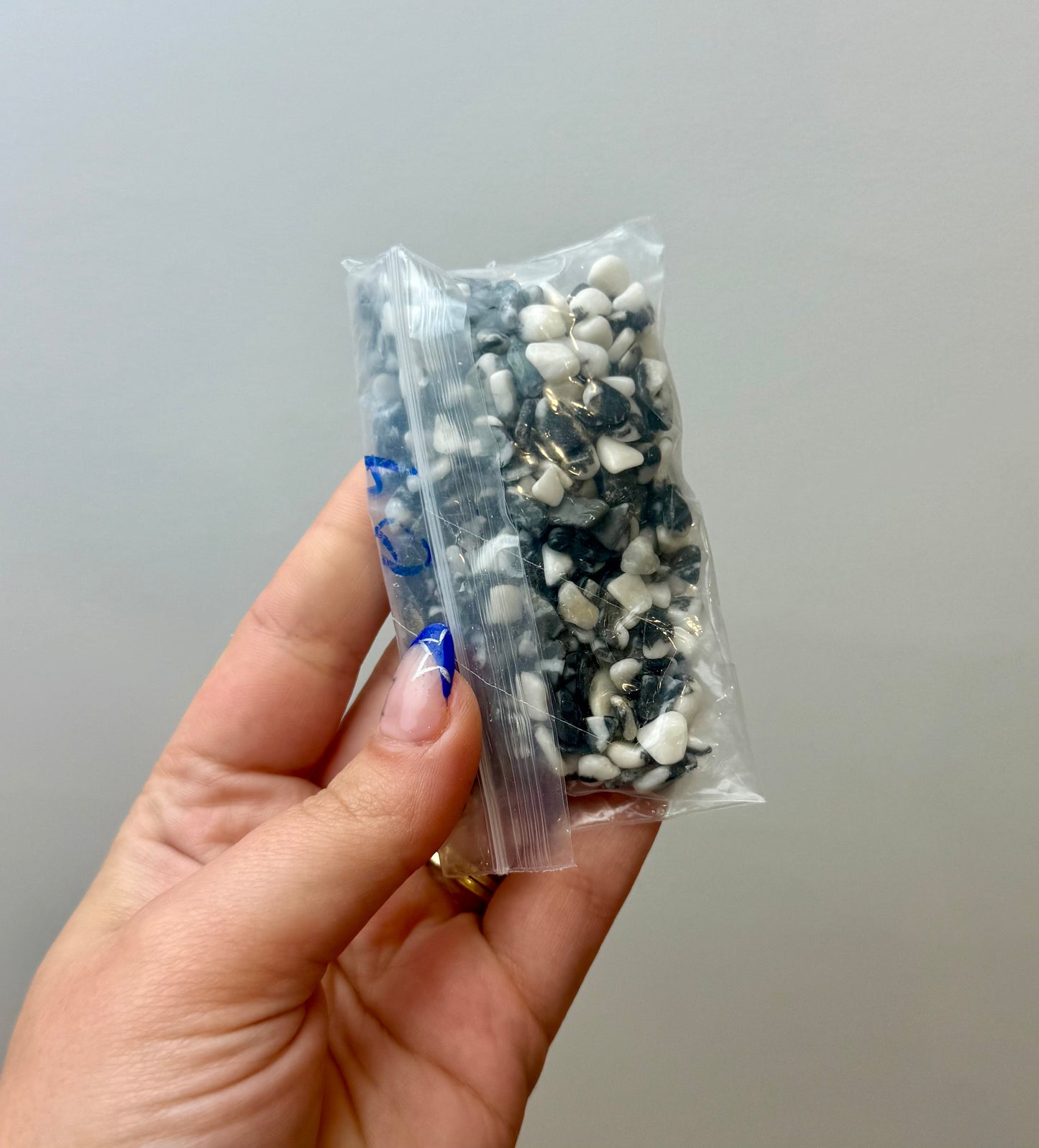 Zebra jasper chip bags