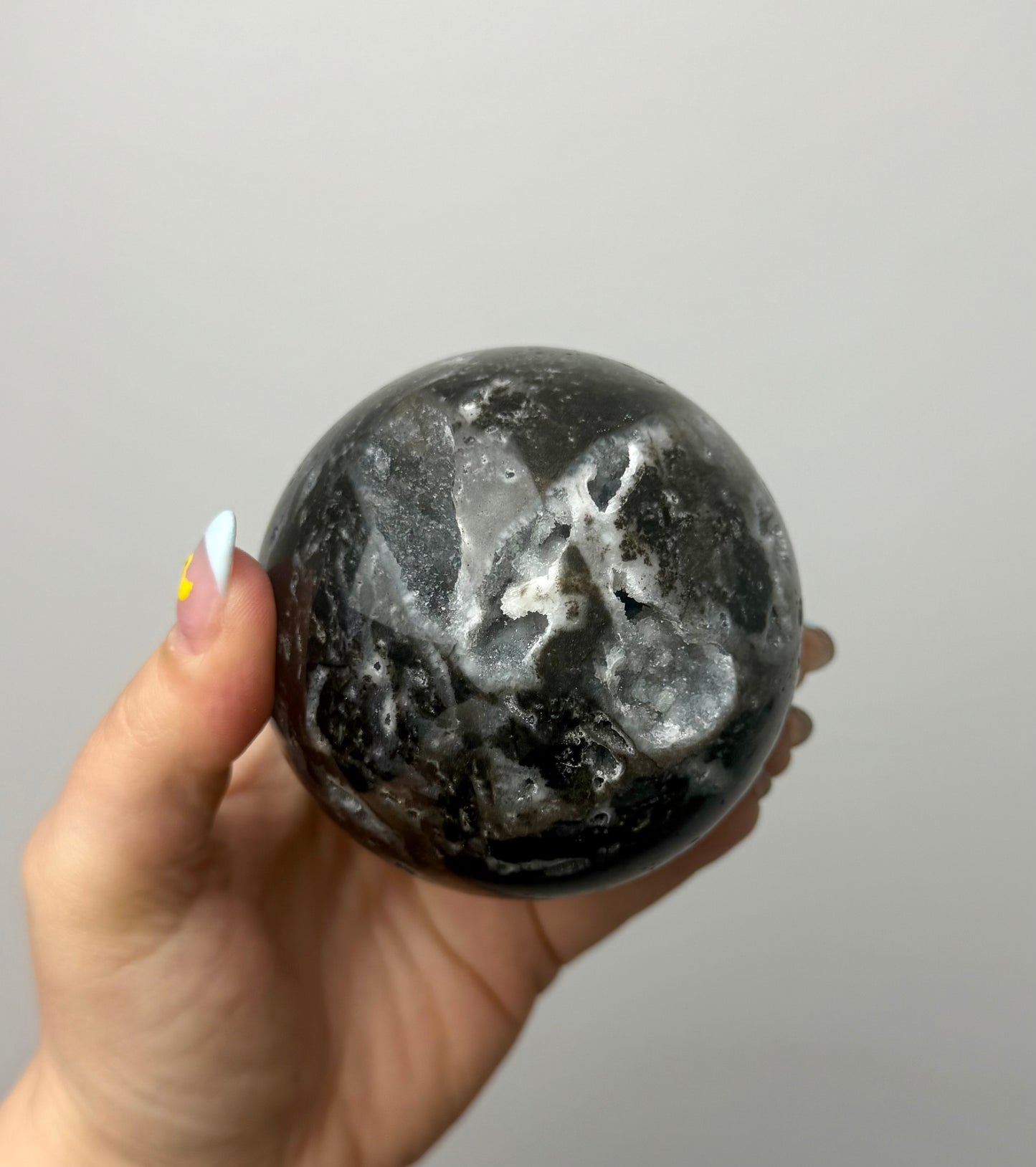 Chalcedony sphere