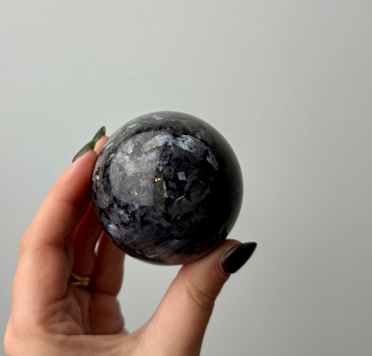 Larvikite sphere