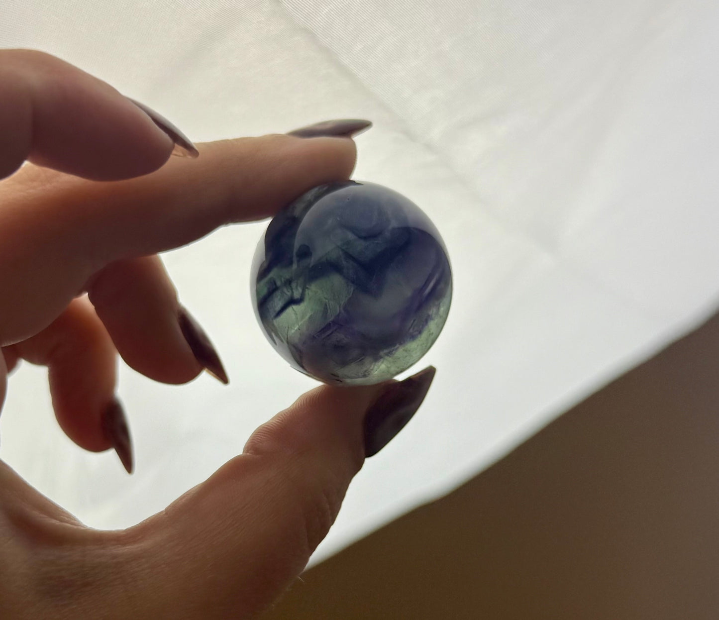 Fluorite sphere