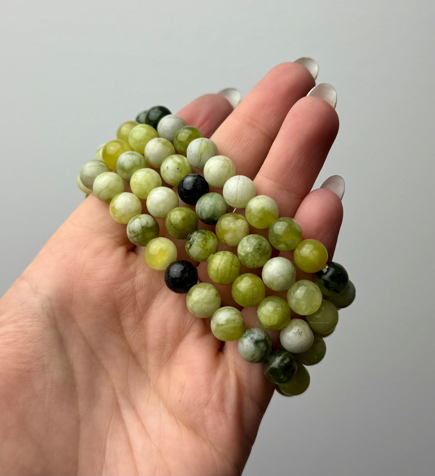 Mix jade bracelets