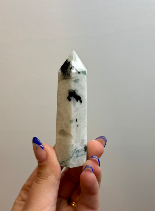 Rainbow moonstone tower