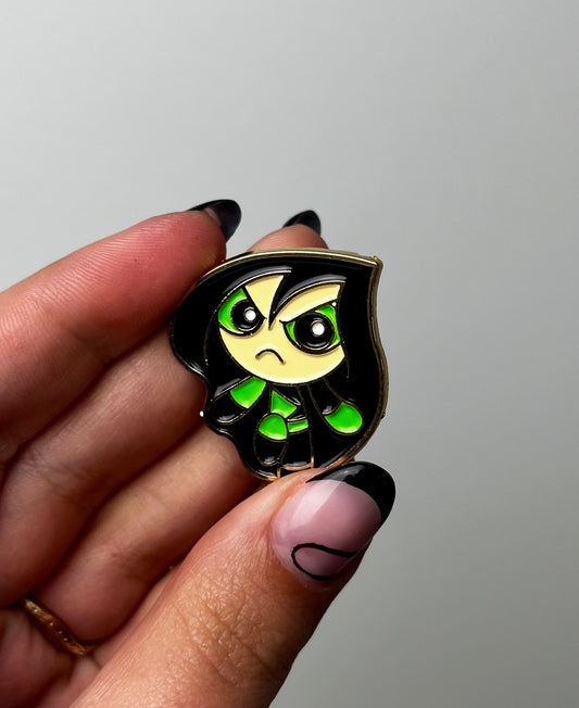 Shego enamel pin