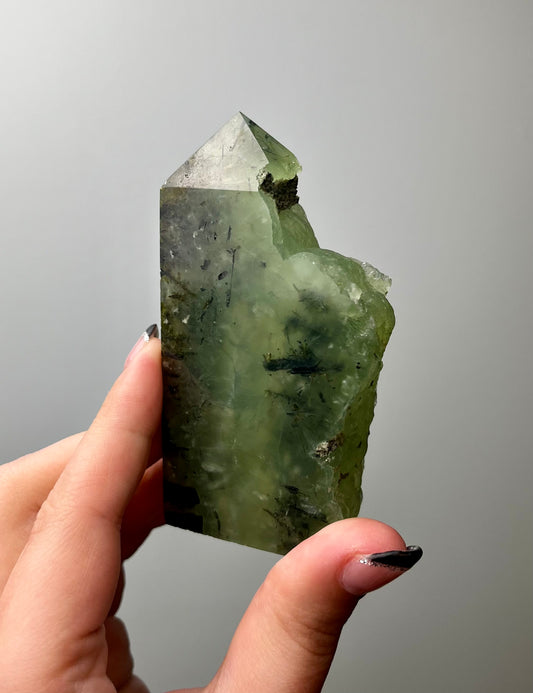 Prehnite half raw tower