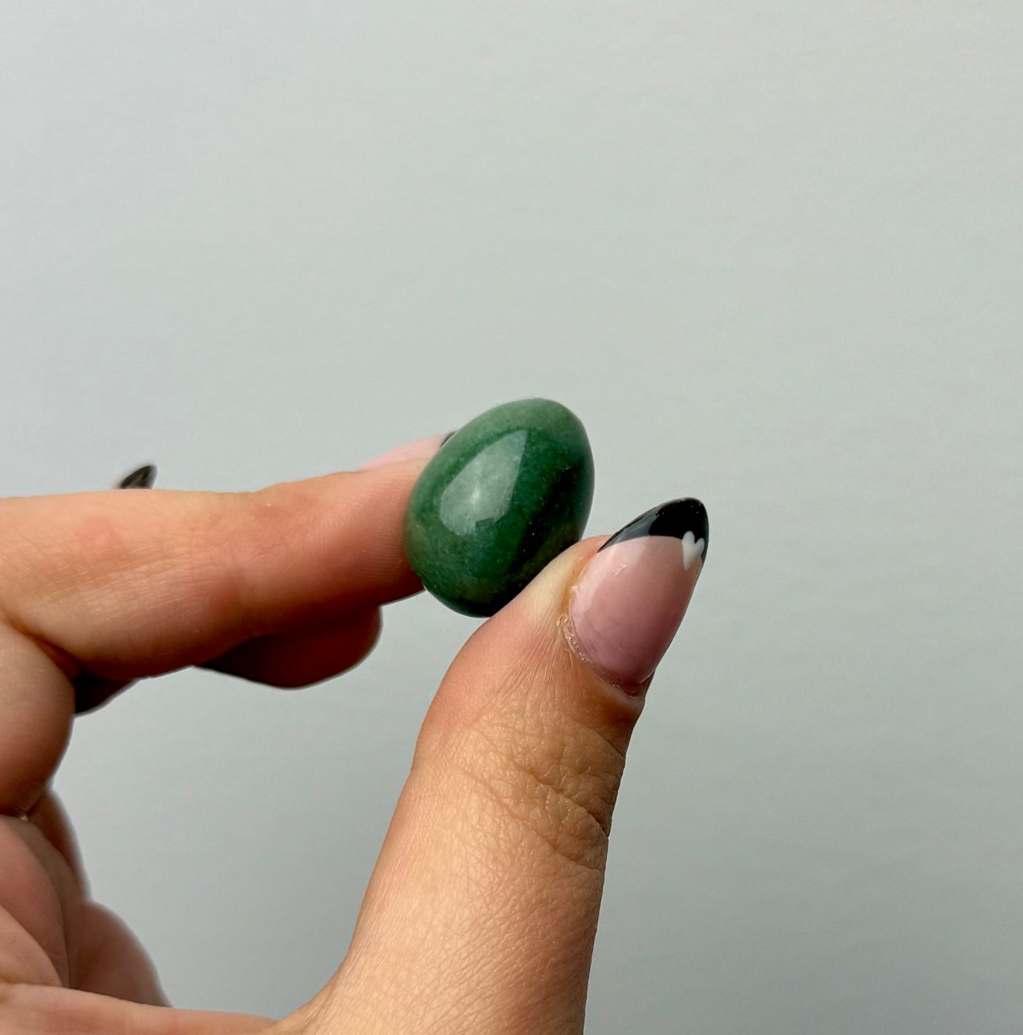 Green aventurine mini egg