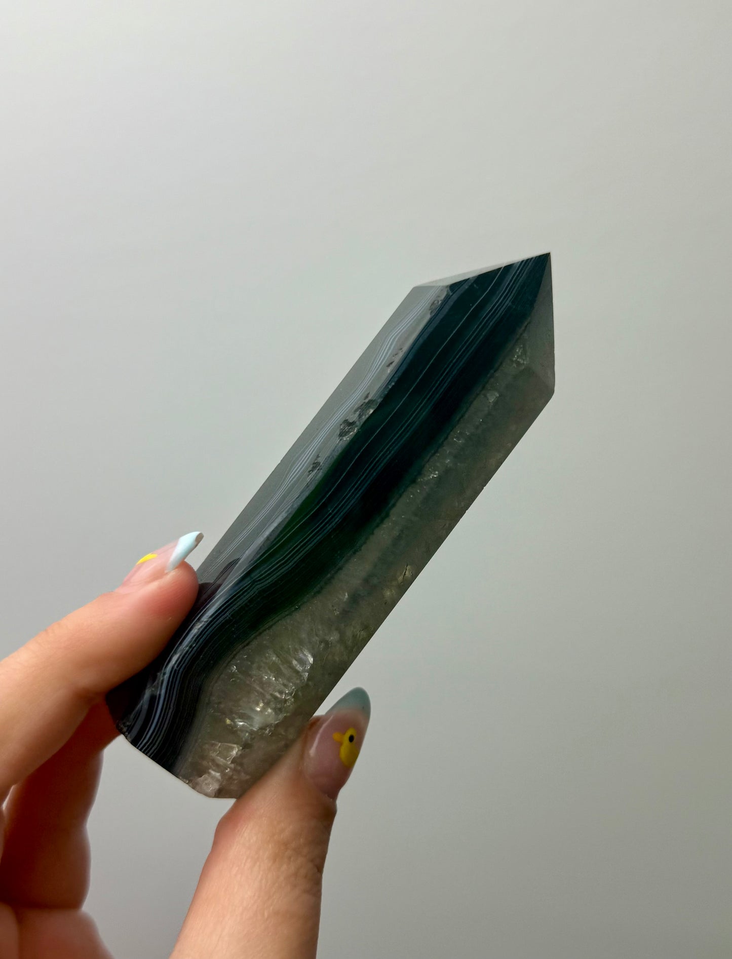 Black agate tower