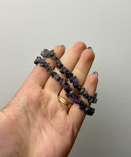 Lolite chip bracelet