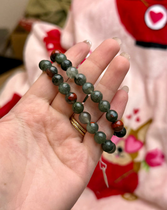Bloodstone bracelets