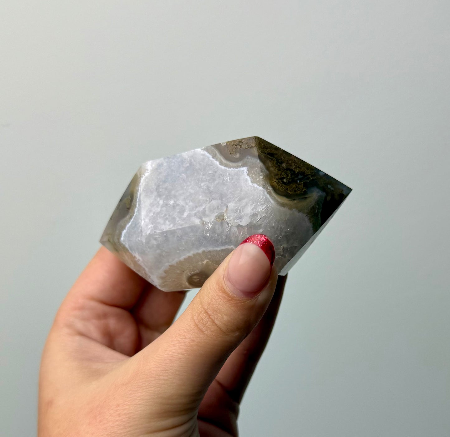 Chunky moss agate dt