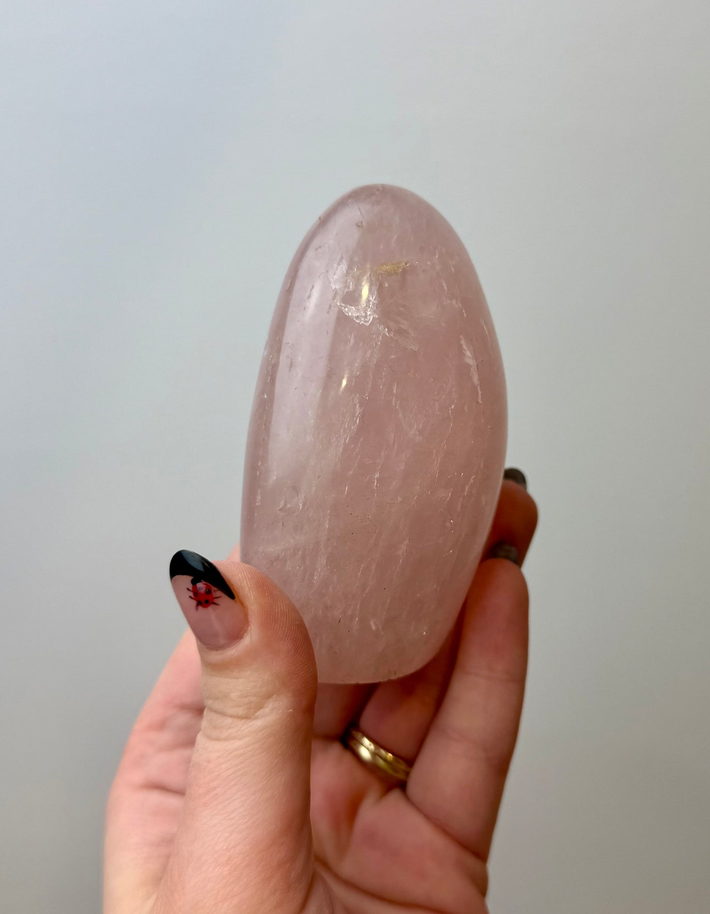 Rose quartz freeform