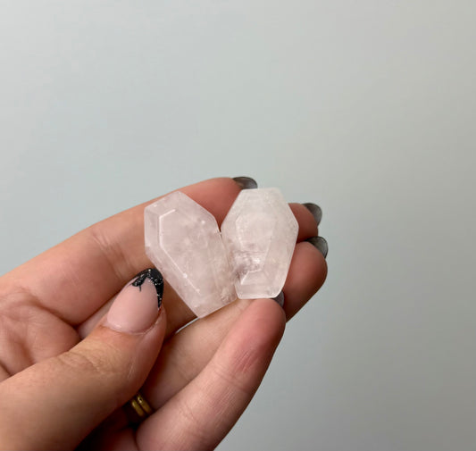 Quartz coffin carvings