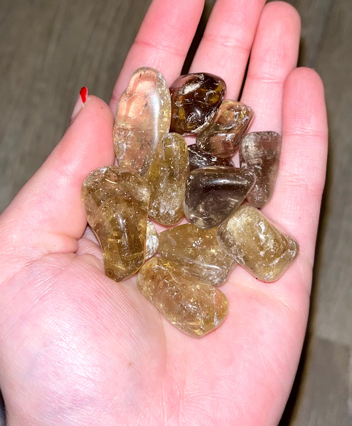 Nature Citrine tumbles