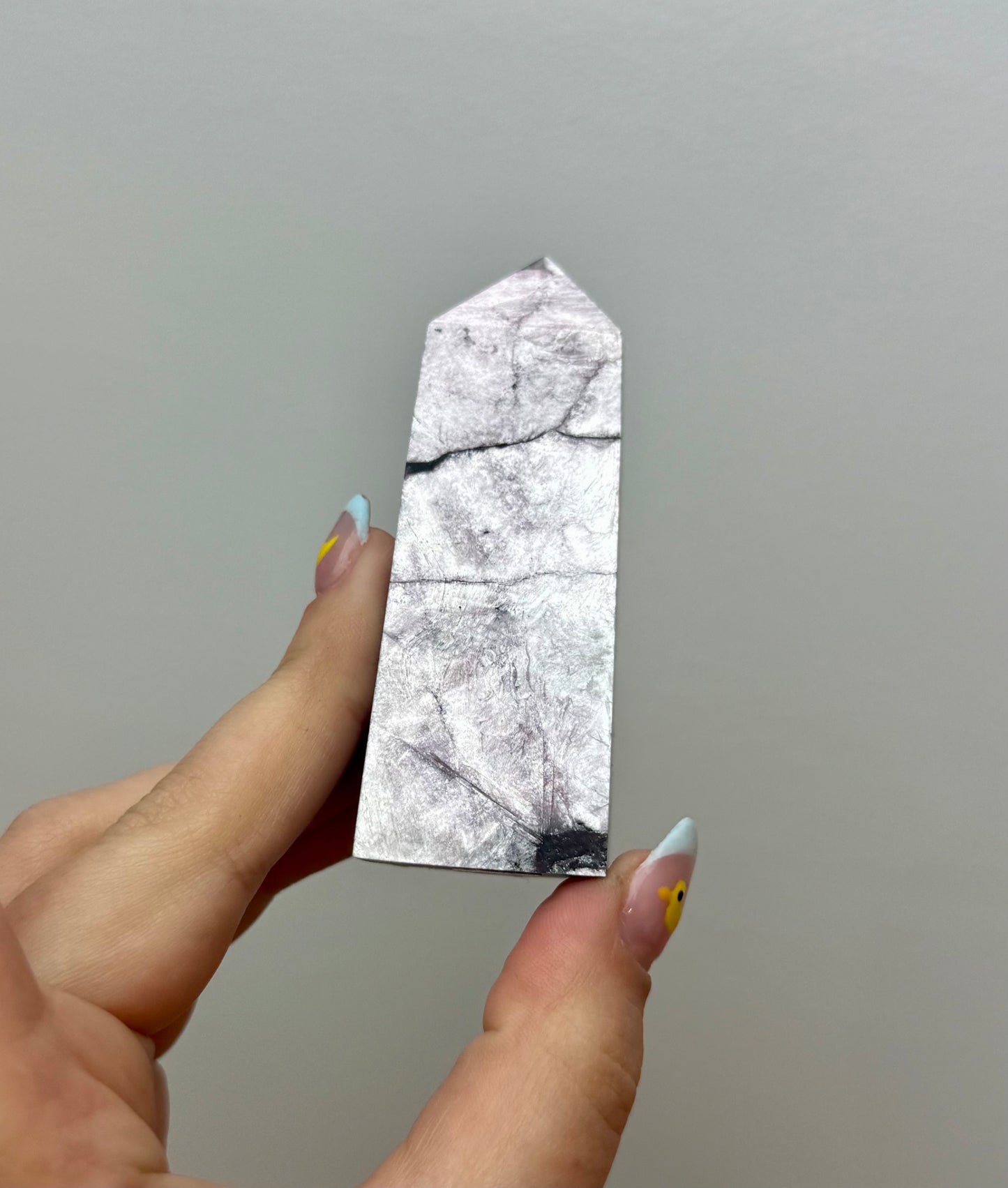 Purple mica/gem lepidolite tower