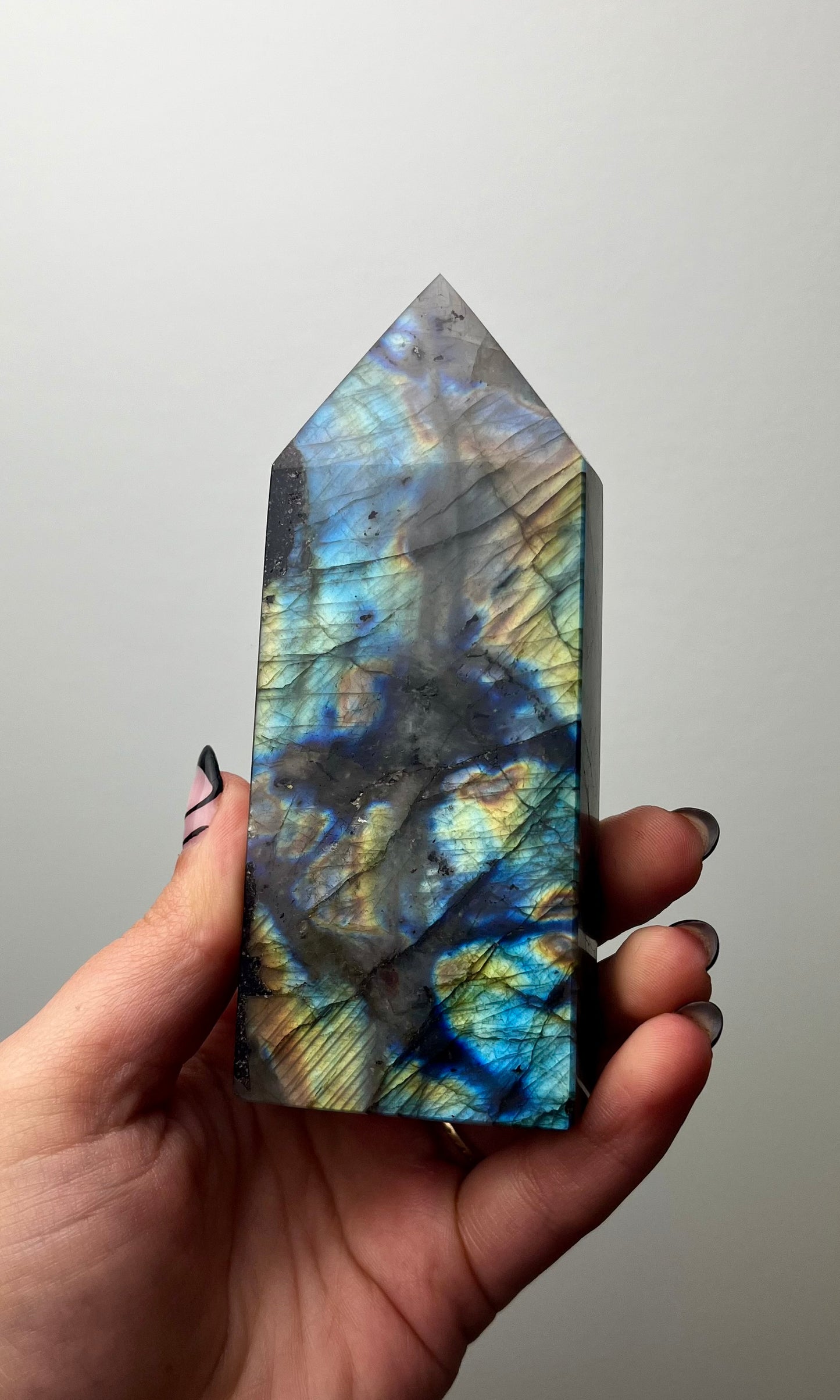 Labradorite tower