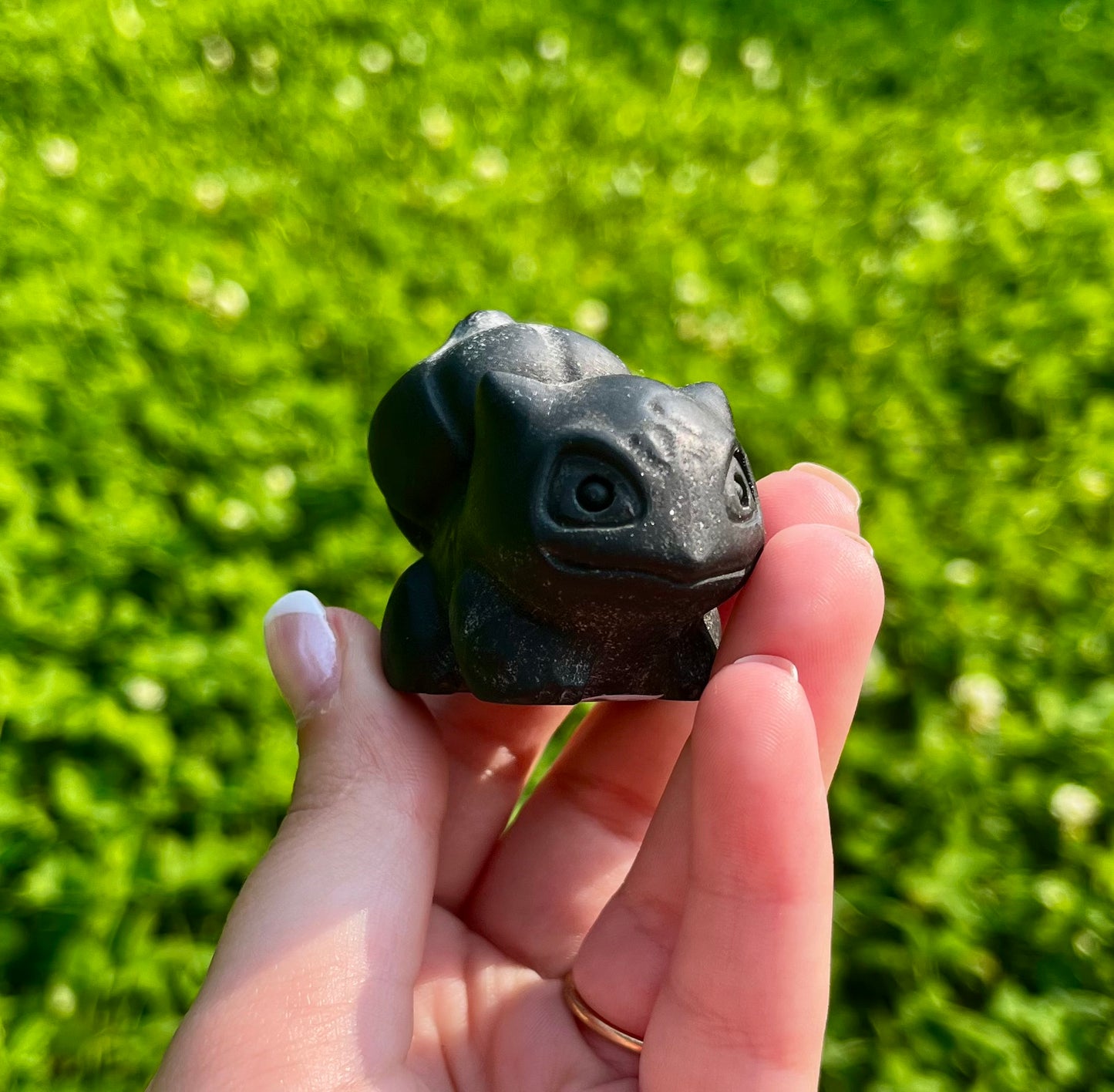 Bulbasaur carving