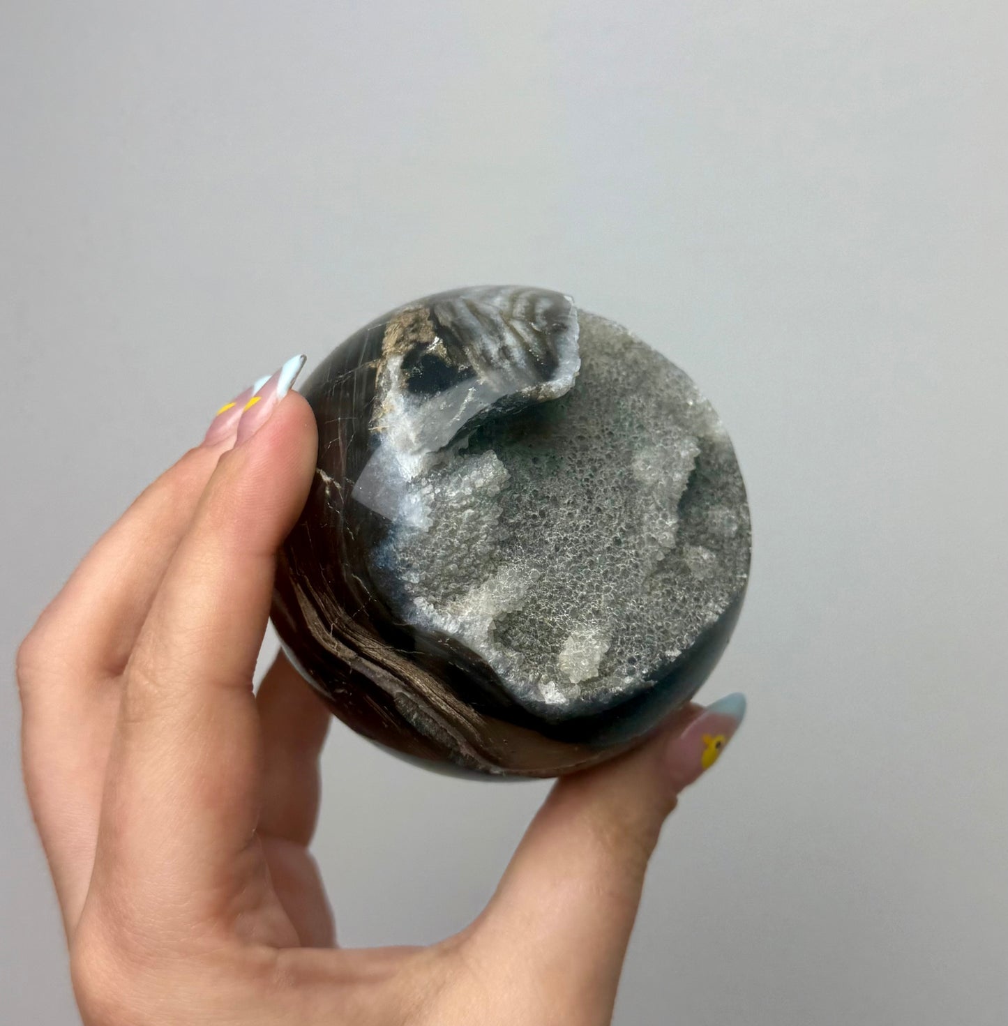 Chalcedony sphere