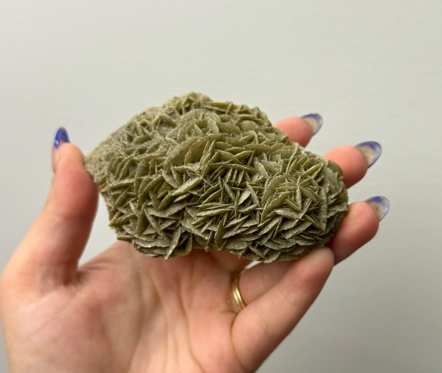 Golden yellow mica specimen