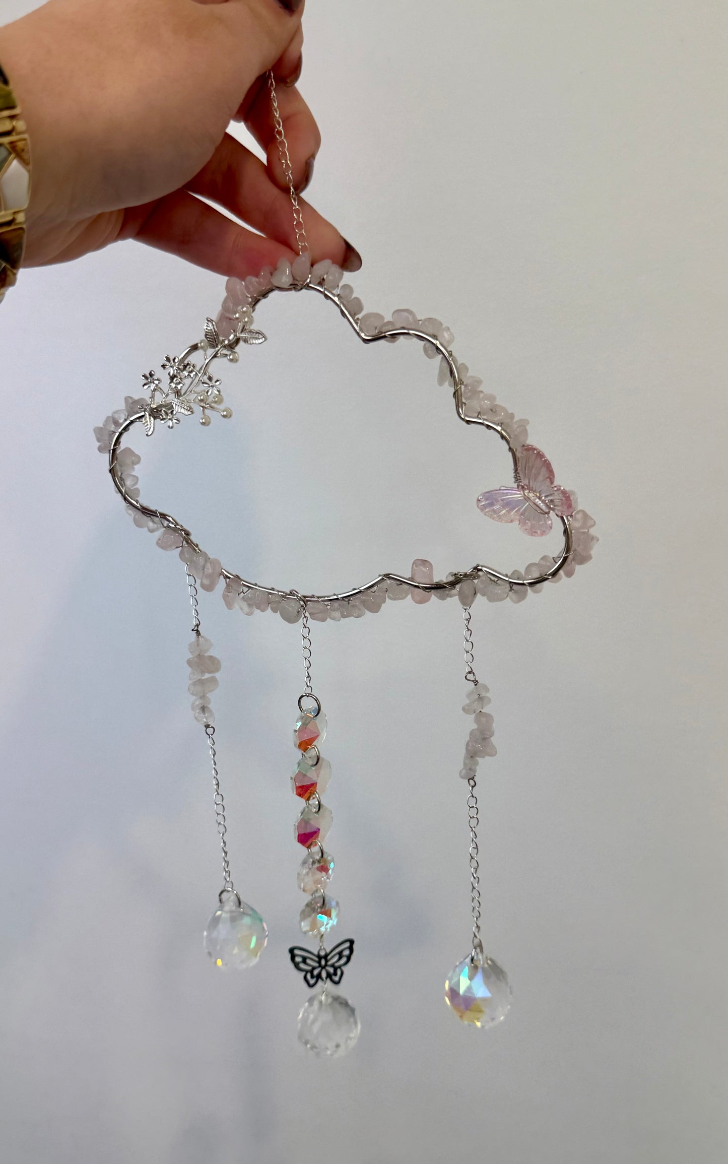 Quartz cloud suncatchers