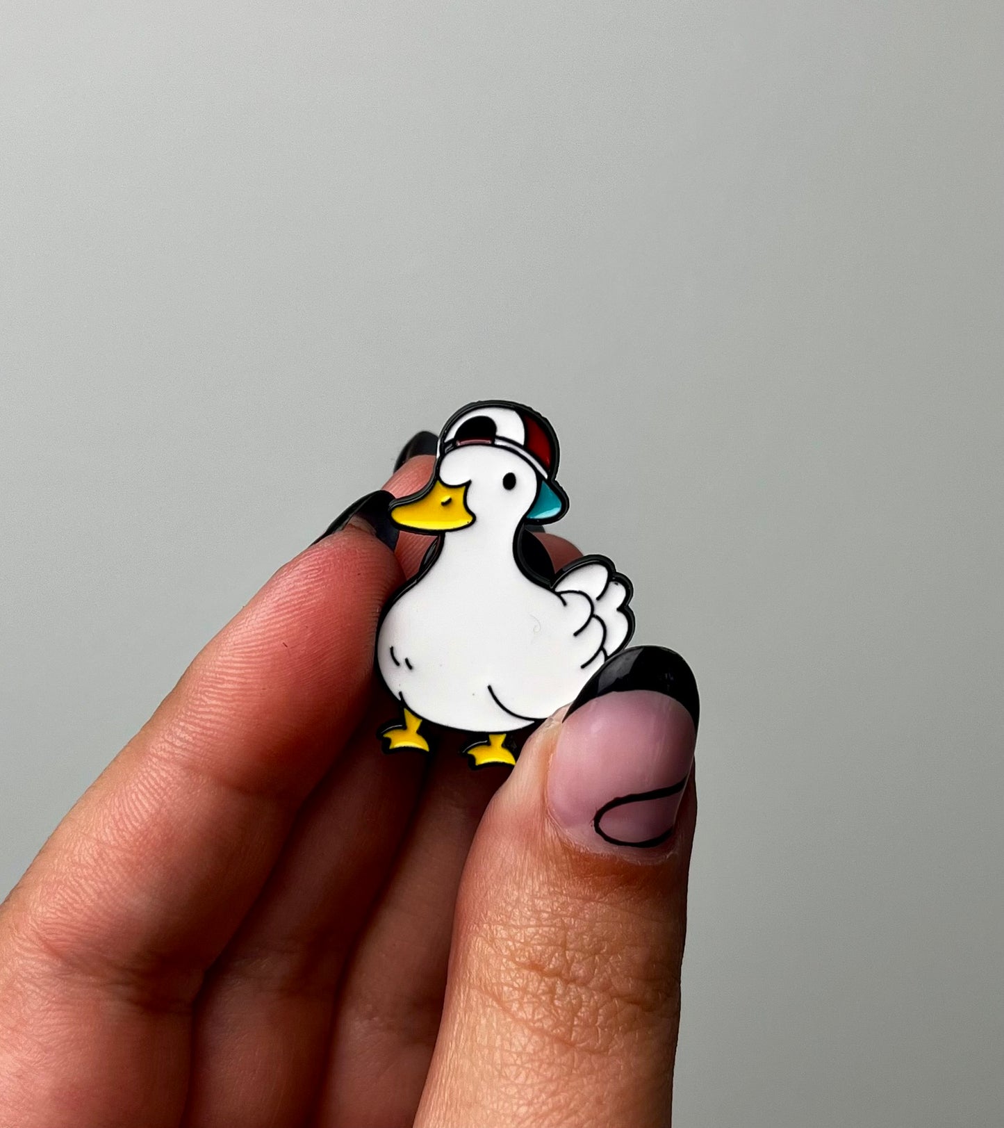 Duck enamel pin