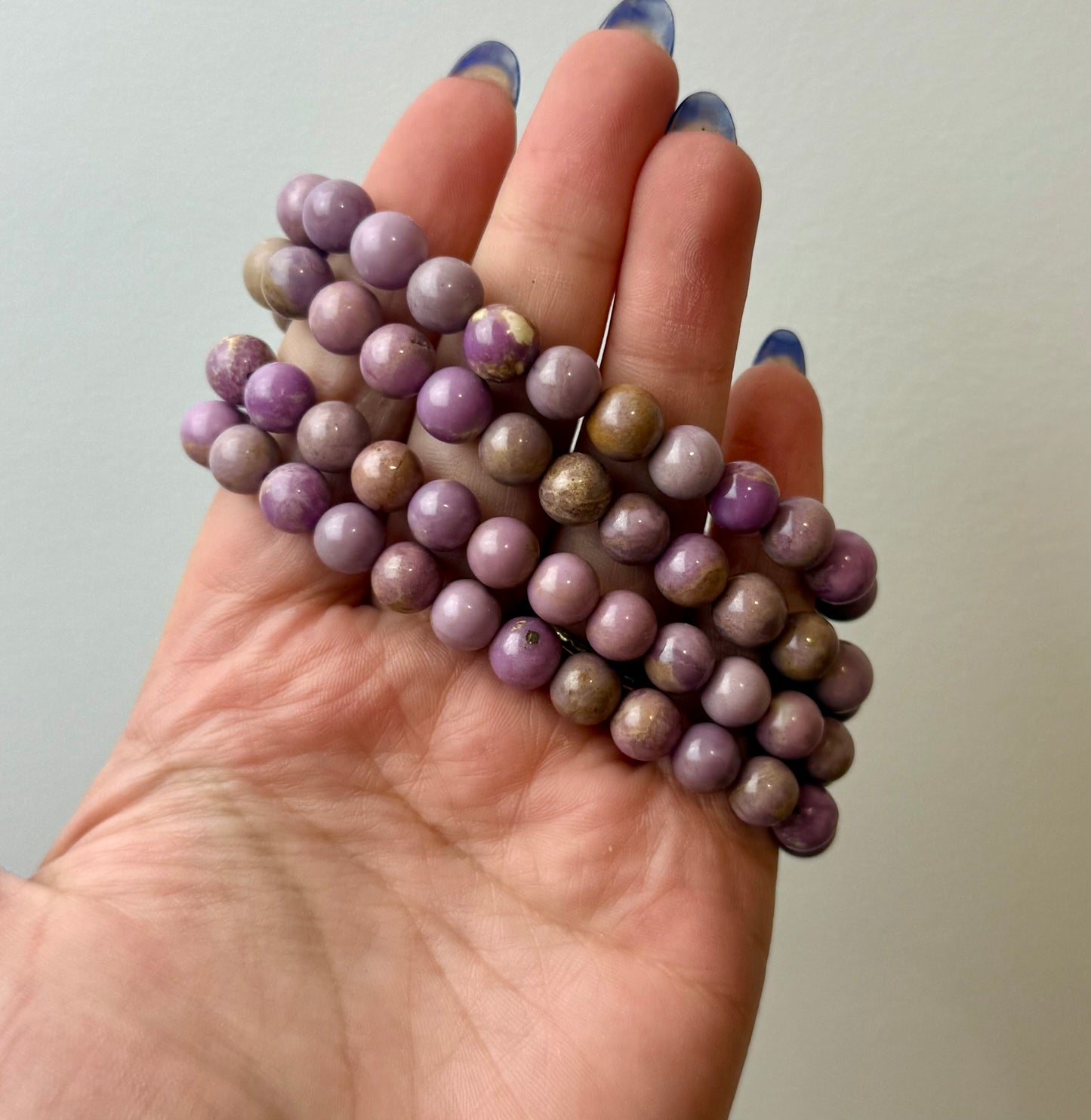 Phosphosiderite bracelets