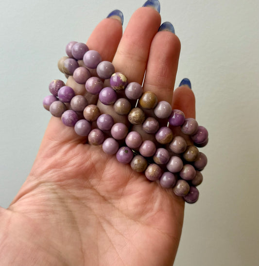 Phosphosiderite bracelets