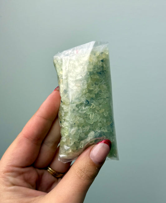 Prehnite chip bag