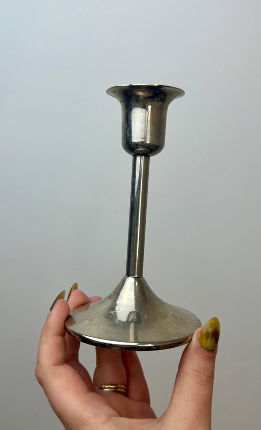 Candle stick/sphere stand thrifted find