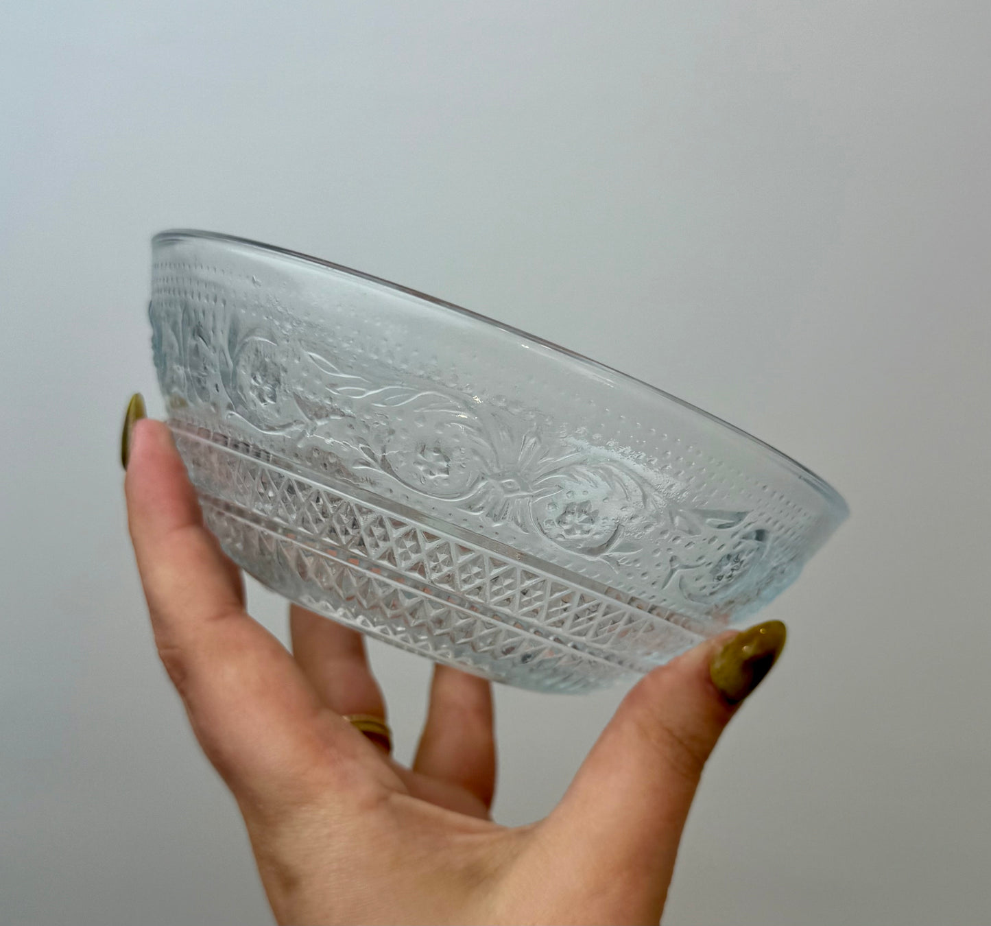 Glass bowl thrifted find