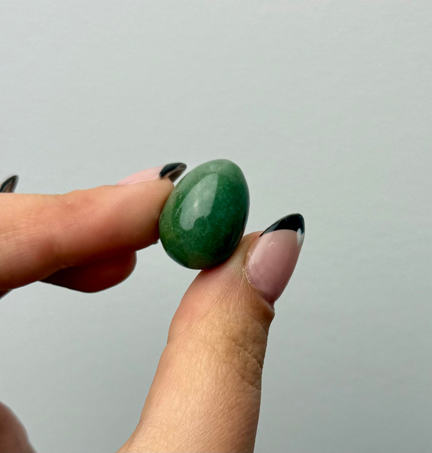 Green aventurine mini egg