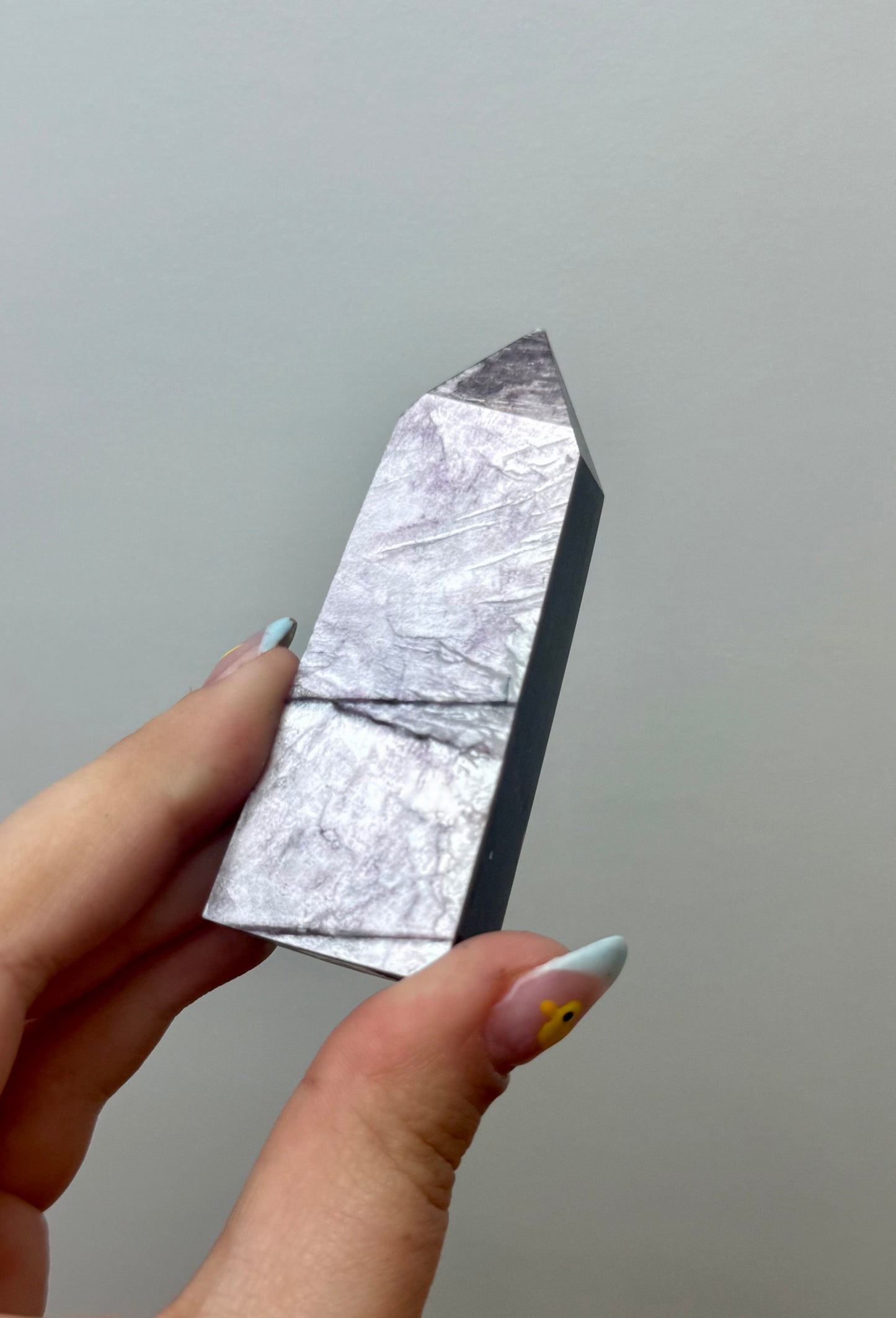 Purple mica/gem lepidolite tower