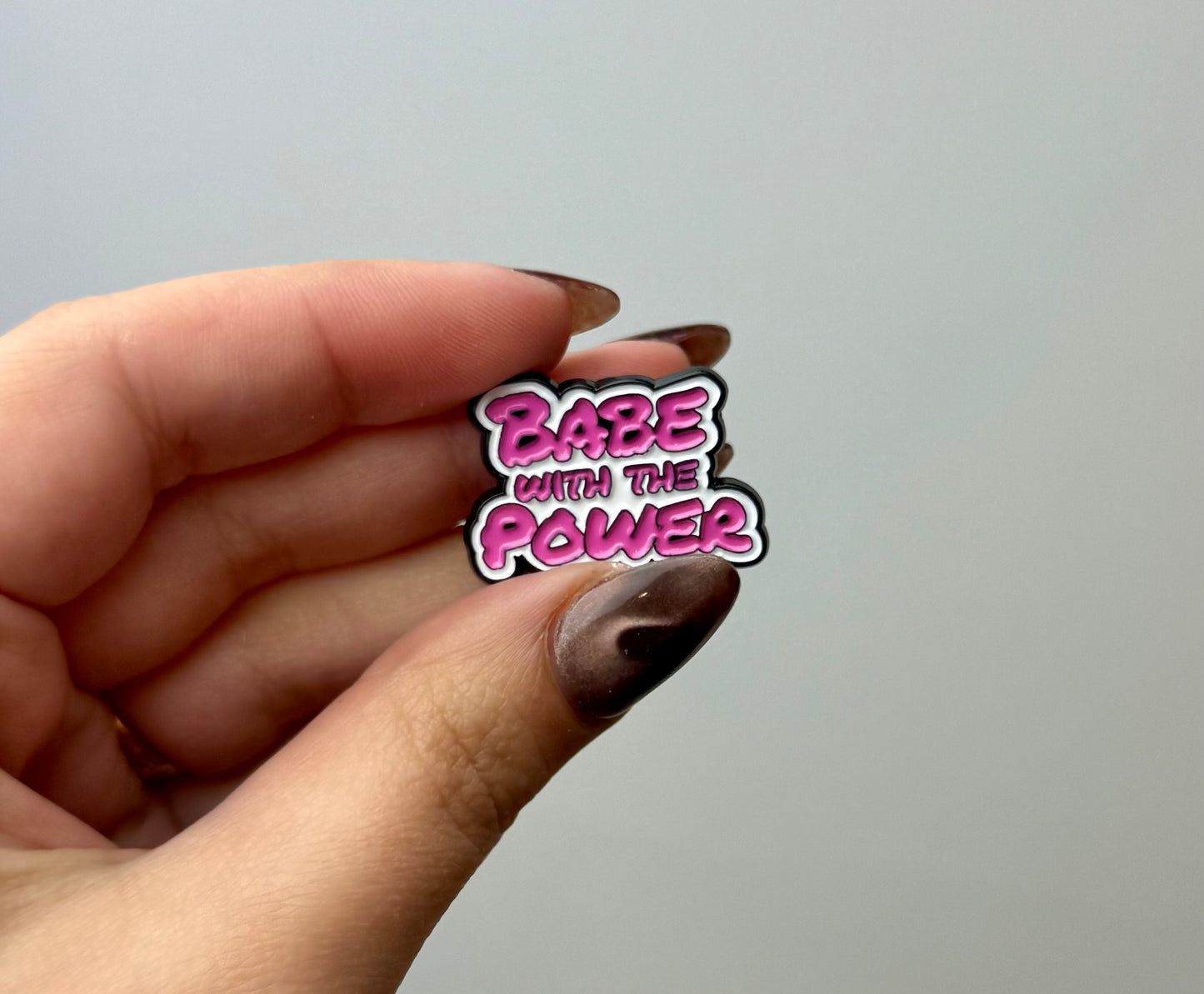 Labyrinth babe with the power enamel pin ￼