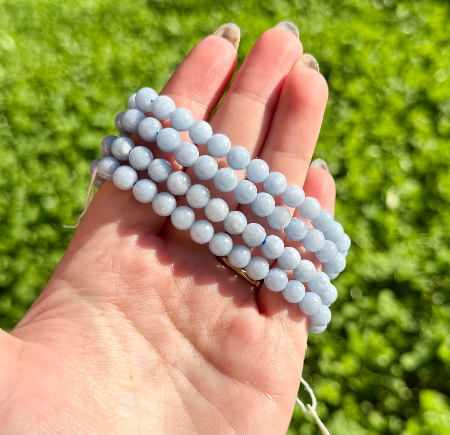 6mm Angelite bracelets