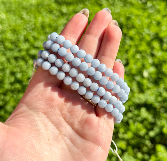 6mm Angelite bracelets