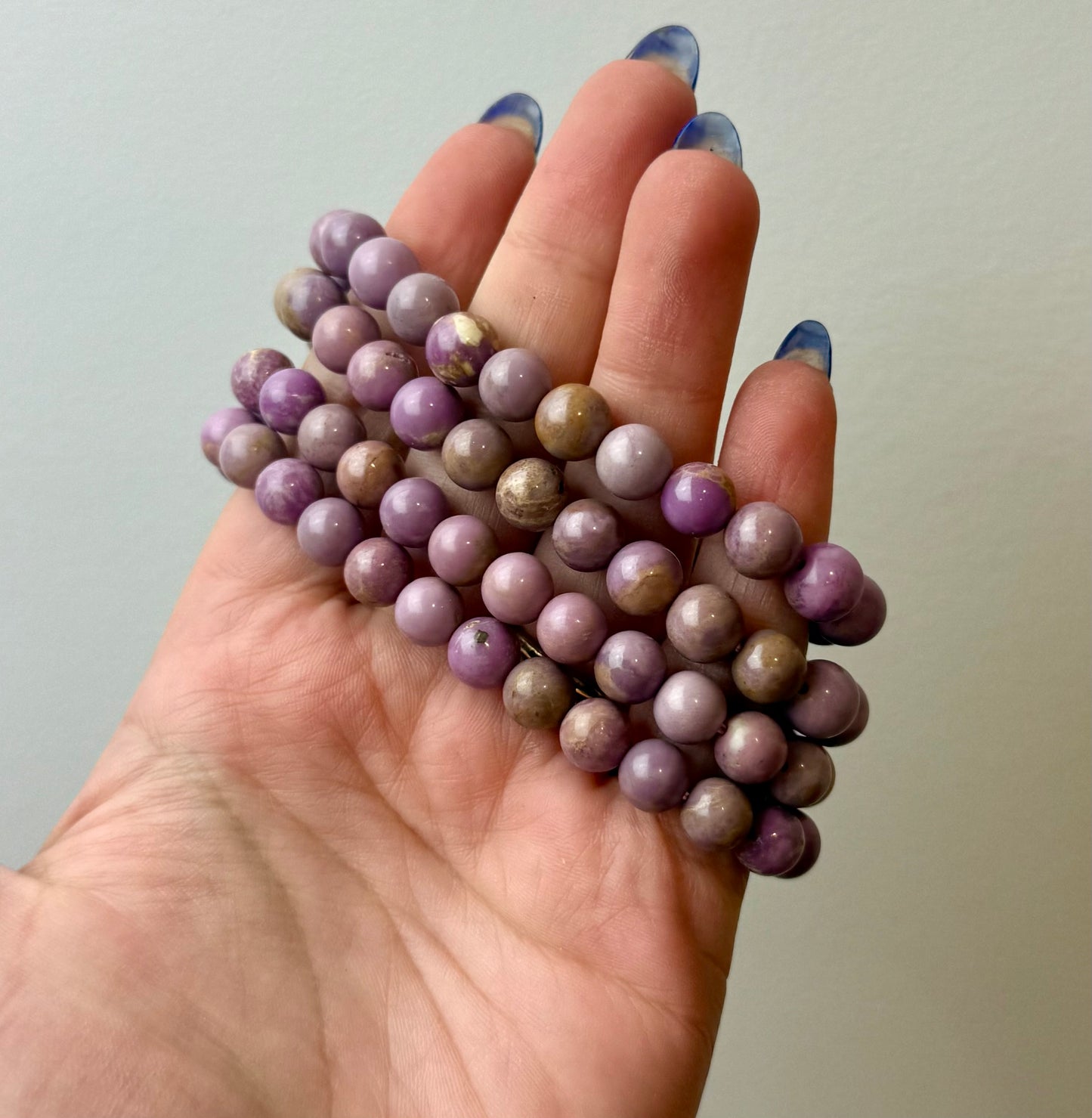 Phosphosiderite bracelets