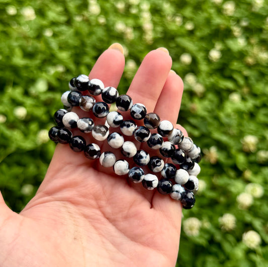 Orca agate bracelets