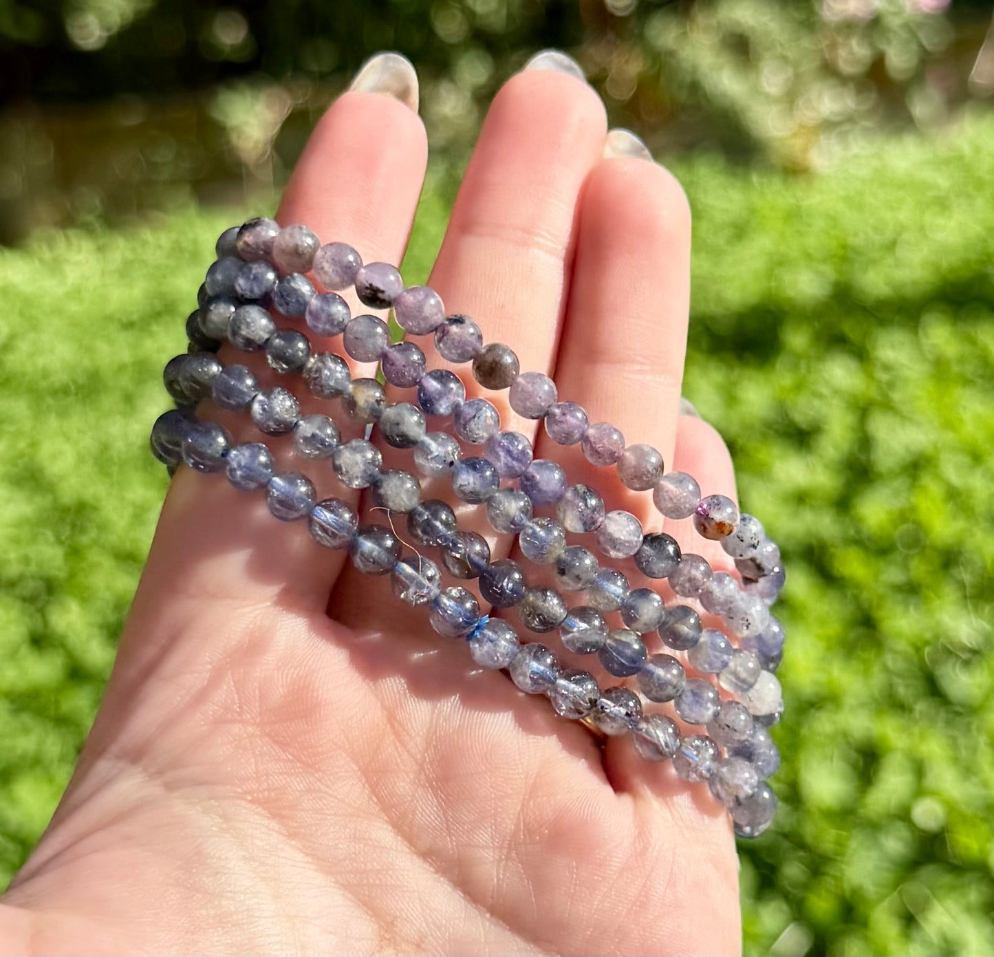 6mm Iolite bracelets