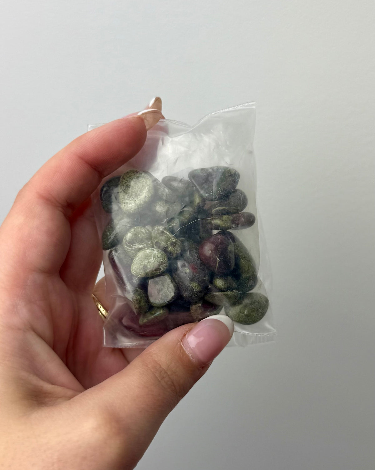 Dragon blood pebble bags