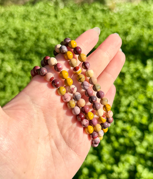 6mm mookaite bracelets