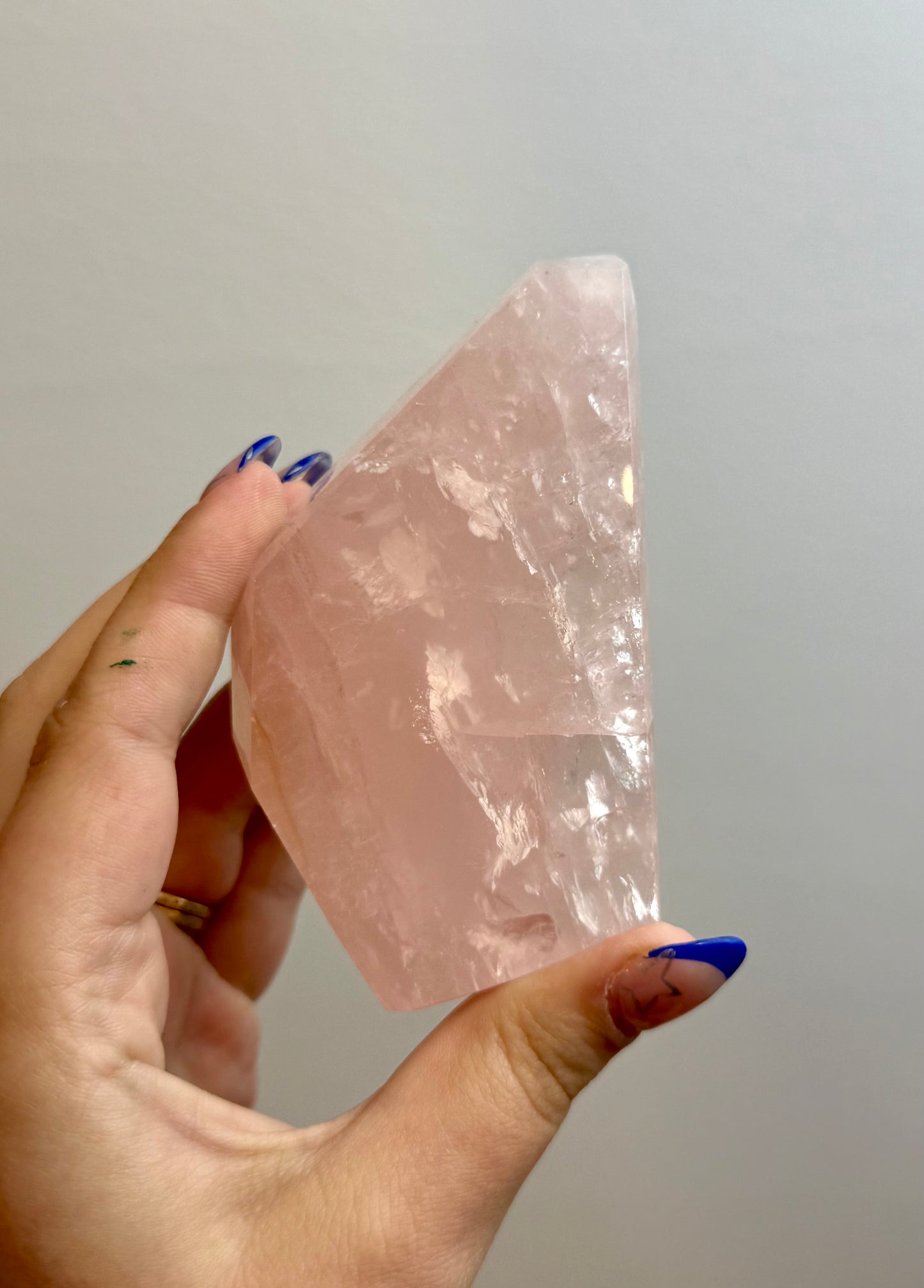 Rose quartz freeform