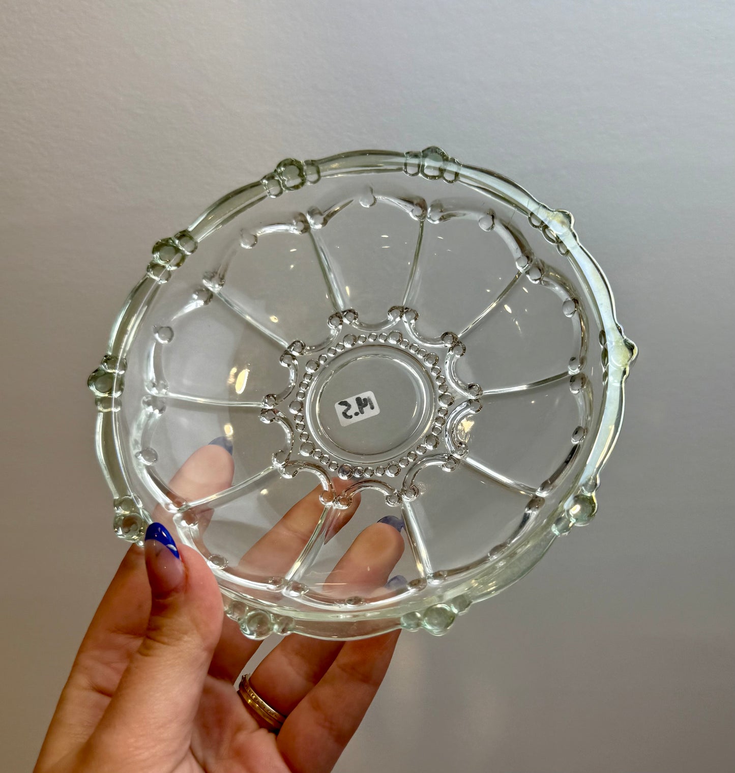 Glass dish thrifted find