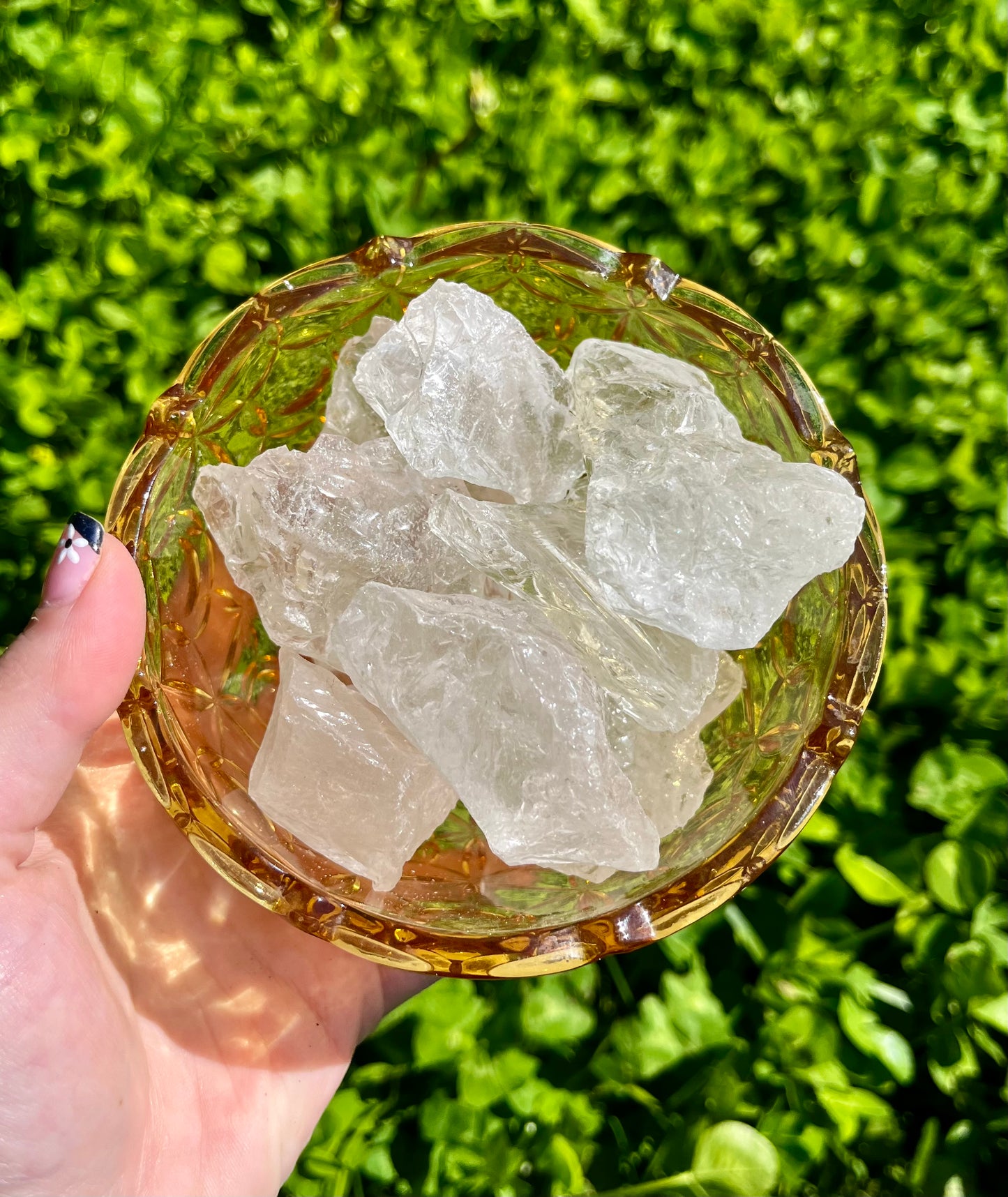 Clear quartz raw chunk