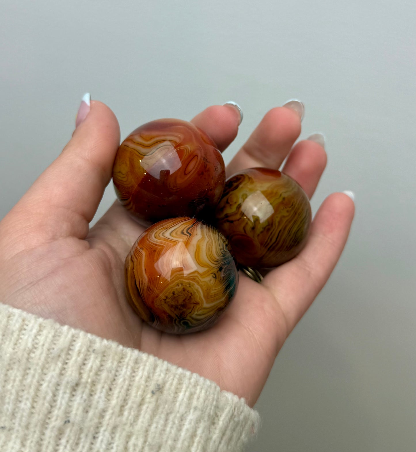 Sardonyx spheres